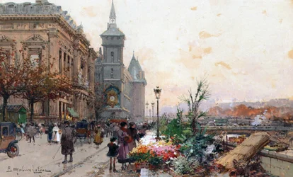 Der Blumenmarkt, Paris
